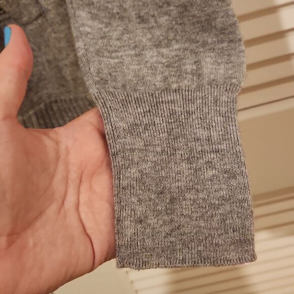 Banana Republic Women's Gray Open Cardigan w/ Pockets Size M - Picture 6 of 7